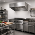 Thumbnail image #2 for SpecAir HES96-54 Short Front Wall-Mounted Exhaust-Only Commercial Kitchen Hood, 54-Inch
