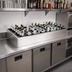 Thumbnail image #2 for Glastender Back Bar Ice Display Unit for Bottled Beverages, 54 Inch x 18 Inch x 7 Inch, Stainless Steel