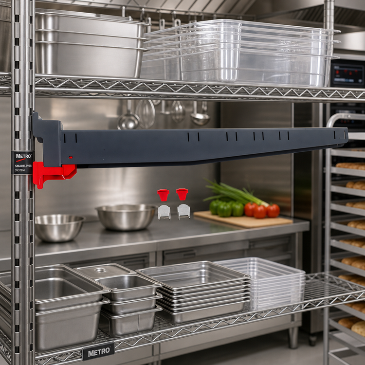Product image #2 for Metro SmartLever 30-Inch Single Shelf Arm with ArmKeeper