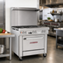 Thumbnail image #2 for Southbend Ultimate 24-Inch Gas Restaurant Range with 4 Open Burners and Space Saver Oven