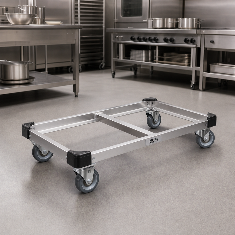 Product image #2 for Metro 36-Inch x 18-Inch Stainless Steel Truck Dolly Frame with Corner Bumpers