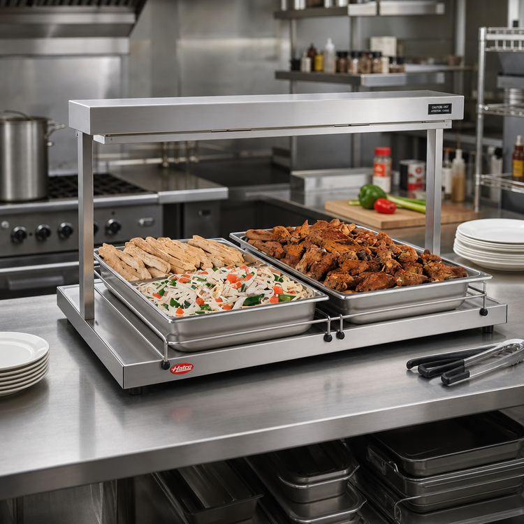Product image #2 for Hatco Glo-Ray Free-Standing Heated Shelf, 36 Inch W x 19-1/2 Inch D, 120V