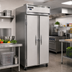 Thumbnail image #2 for Continental Refrigerator Slim Line 2FSESN Two-Section Shallow Depth Reach-In Freezer