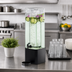 Thumbnail image #2 for Iron Collection Mission Square Beverage Dispenser, 1.5 Gallon, Acrylic with Black Metal Base