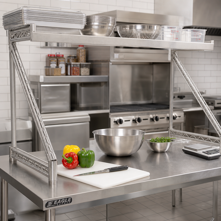 Product image #2 for Eagle Group 3-Sided Double Truss Frame, Stainless Steel, 36 in. W x 30 in. D