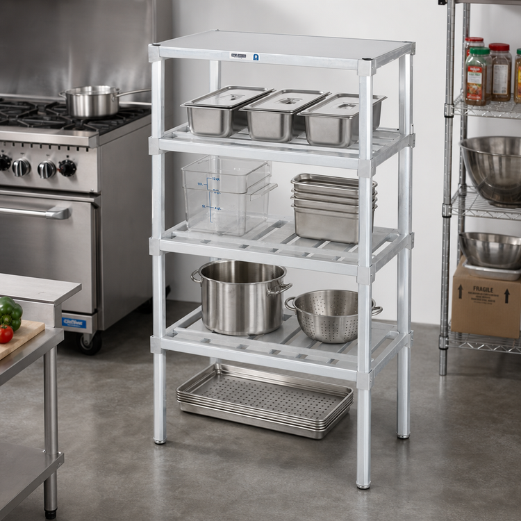 Product image #2 for Channel Manufacturing BA2048 48" x 20" Aluminum T-Bar Adjustable Shelf