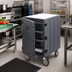 Thumbnail image #3 for Cambro Camcart Insulated Mobile Pan Rack for 18 x 26 Food Storage Boxes with Cutting Board Top
