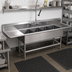 Thumbnail image #2 for John Boos Pro-Bowl 4-Compartment Sink with Dual 30-Inch Drainboards, 14-Gauge Stainless Steel