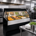 Thumbnail image #2 for Alto-Shaam Halo Heat 48-Inch Full-Service Heated Display Case with Stationary Base and Curved Glass Front