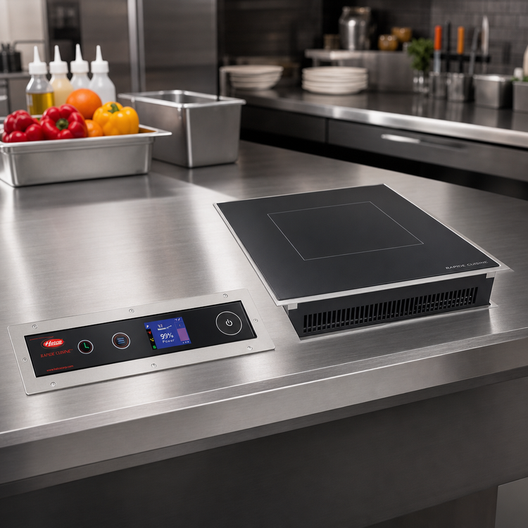 Product image #2 for Hatco Rapide Cuisine Drop-In Countertop Induction Range, Single Burner, 1800W, 120V