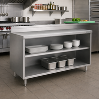 Eagle Spec-Master 84-Inch Open Front Stainless Steel Plate Cabinet