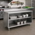 Thumbnail image #1 for Eagle Spec-Master 84-Inch Open Front Stainless Steel Plate Cabinet