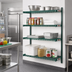 Thumbnail image #2 for Eagle Group Valu-Gard 4-Tier Add-On Wire Shelving Unit, 42 x 21 x 74 Inches, Green Epoxy