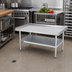 Thumbnail image #2 for Sapphire Manufacturing Stainless Steel Equipment Stand with Undershelf, 18 x 24 Inches