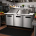 Thumbnail image #2 for Hoshizaki Steelheart SR72B-24M Three-Section Mega Top Prep Refrigerator, 72-Inch W, 24-Pan