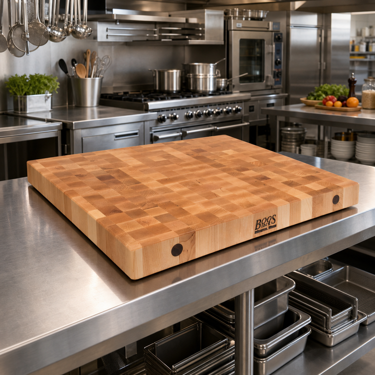Product image #2 for John Boos Boos Block End Grain Maple Island Countertop, 36 x 25 x 2-1/4 Inch, Cream Finish with Beeswax