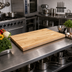 Thumbnail image #2 for Boos Block Blended Edge Grain Maple Kitchen Countertop, 12 x 25 Inch, 1-1/2 Inch Thick, Varnique Finish