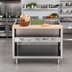 Thumbnail image #2 for Dinex ServeXpress DXPDME4SS 4-Well Electric Hot Food Table with Semi-Enclosed Base