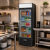 Thumbnail image #3 for Beverage-Air MarketMax 27-1/4 in. One-Section Reach-In Glass Door Merchandiser Refrigerator, 19.08 Cu. Ft., Bottom-Mounted, Black