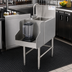 Thumbnail image #2 for Eagle Spec-Bar Stainless Steel Underbar Blender Station with Sink and T&S Faucet
