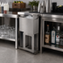 Thumbnail image #2 for BK Resources 8-Inch Wide Underbar Ice Bin with 22 lb Capacity and Stainless Steel Construction