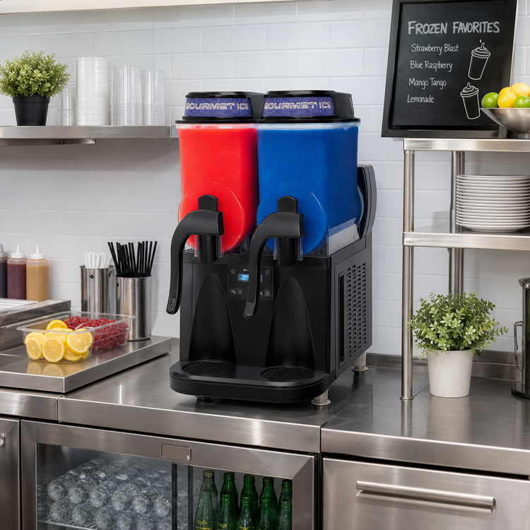 Product image #2 for BUNN Ultra NX Countertop Frozen Beverage Dispenser, 2 x 3-Gallon Bowls, Pull & Hold Dispense