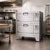 Thumbnail image #2 for Lang Marine Electric Double-Section Deck-Type Roast Oven, 12 kW, 16-Inch Bolt-Down Legs