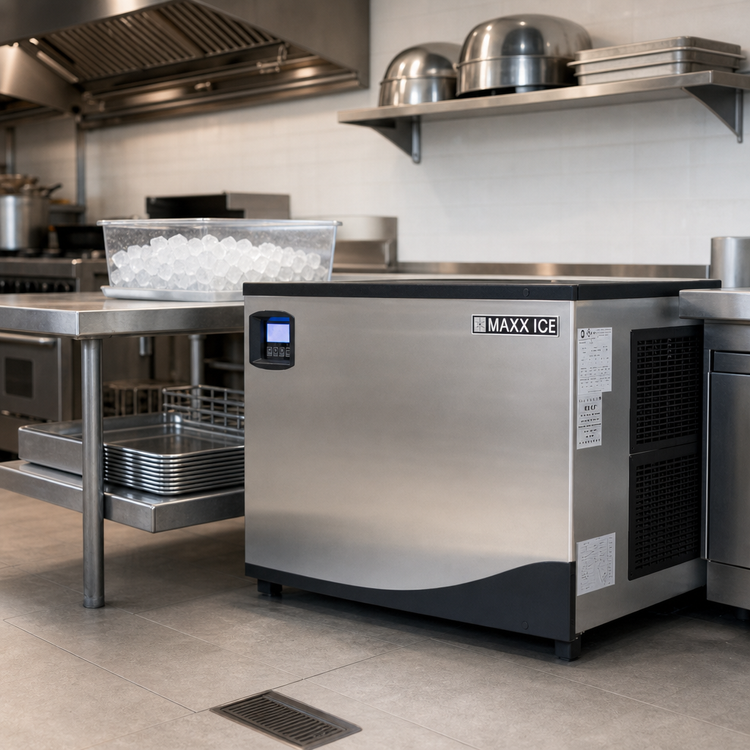 Product image #2 for Maxx Ice MIM650N 30-Inch Modular Full-Dice Cube Ice Maker, Air-Cooled, 650 lb./Day