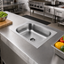 Thumbnail image #2 for Eagle Group One-Compartment Weld-In Sink with 18