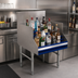 Thumbnail image #2 for Advance Tabco Prestige 5-Step Freestanding Stainless Steel Liquor Bottle Display Unit