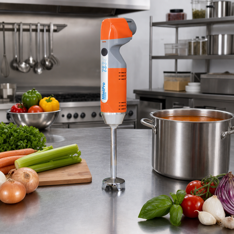 Product image #2 for MiniPro Cordless Handheld Immersion Blender with 6.5-Inch Stainless Steel Shaft, 115V