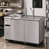 Thumbnail image #2 for Turbo Air Super Deluxe 2-Door Club Top Beer Dispenser for 2 Half-Barrel Kegs, Stainless Steel