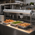 Thumbnail image #2 for Hatco Glo-Rite 54-Inch Strip Food Heat Lamp / Display Light, Aluminum Housing, Toggle Switch, 240W