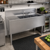 Thumbnail image #2 for Glastender Three-Compartment Underbar Sink Unit with Deck-Mount Faucet, 48