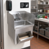Thumbnail image #2 for BK Resources Wall-Mount Hand Sink with Integrated Towel Dispenser and Deck-Mount Faucet, 14 x 10 x 5 Bowl