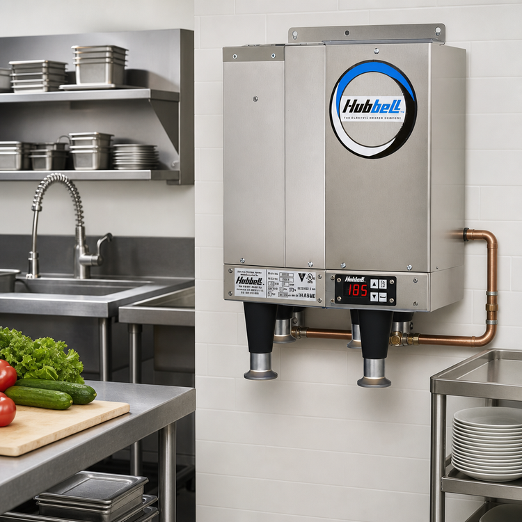 Product image #2 for Hubbell J310 Electric Booster Heater, 3-Gallon Storage, 10.4 kW