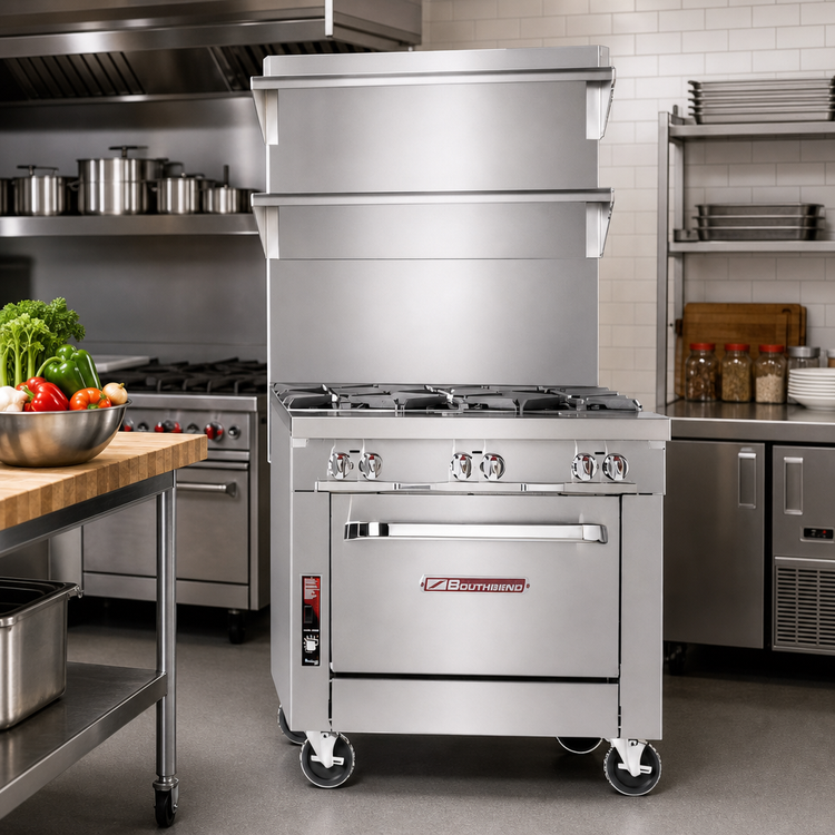 Product image #2 for Southbend Platinum 24-Inch Heavy Duty Stainless Steel Spreader Cabinet with Solid Top and Cabinet Base