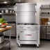 Thumbnail image #2 for Southbend Platinum 24-Inch Heavy Duty Stainless Steel Spreader Cabinet with Solid Top and Cabinet Base