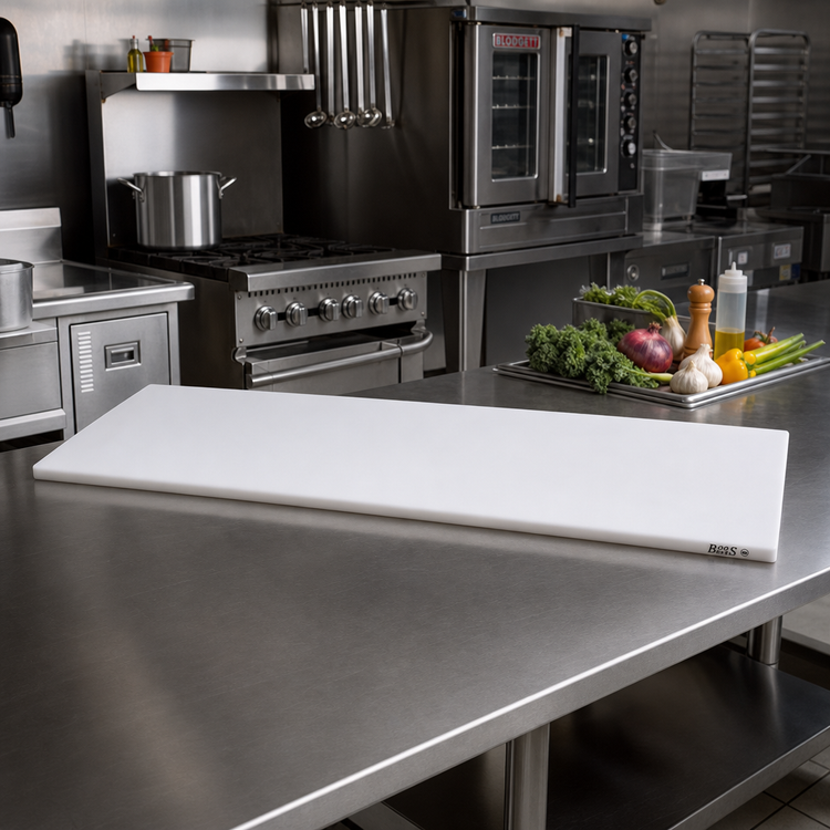 Product image #2 for John Boos Reversible Polyethylene Steam Table Cutting Board, 96 x 10 x 3/4 Inch