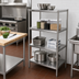 Thumbnail image #2 for John Boos 30-Inch x 24-Inch x 36-Inch Stainless Steel Dry Storage Shelving Unit with 2 Adjustable Shelves