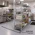 Thumbnail image #2 for Floor-Trak Single-Deep 23-Foot Floor Track Kit for Wire Shelving