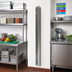 Thumbnail image #2 for Eagle Group 84 Inch NSF Stainless Steel Wall-Mounted Standard Upright for Cantilever Shelving