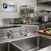 Thumbnail image #2 for Fisher 5312 Deck-Mount Manual Faucet with 10-Inch Swing Spout