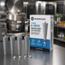 Thumbnail image #2 for Hoshizaki 4-Pack 6-Inch Painted Grey Leg Package for Braising Pans and Tilt Skillets