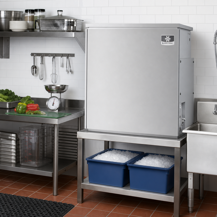 Product image #2 for Manitowoc QuietQube RFF-2200C Remote Air-Cooled Flake Ice Machine, 208-230V, Single Phase