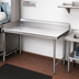 Thumbnail image #2 for Eagle Group 60-Inch Straight Clean Dishtable with 8-Inch Backsplash, Left-to-Right Operation