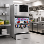 Thumbnail image #3 for Hoshizaki KMD-505MAJ Modular Crescent Cube Ice Maker, Air-Cooled Self-Contained, 500 lb./Day, 30-Inch Wide, Stainless Steel