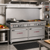 Thumbnail image #2 for Southbend Ultimate 60-Inch Gas Restaurant Range with 2 Open Burners, 48-Inch Griddle, Standard Oven and Cabinet Base