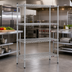 Thumbnail image #2 for Eagle Group 4-Tier Starter Wire Shelving Unit, 30 x 24 x 63 Inches, Stainless Steel Finish