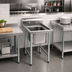 Thumbnail image #2 for Eagle Group 414 Series 1-Compartment Stainless Steel Commercial Sink with 24